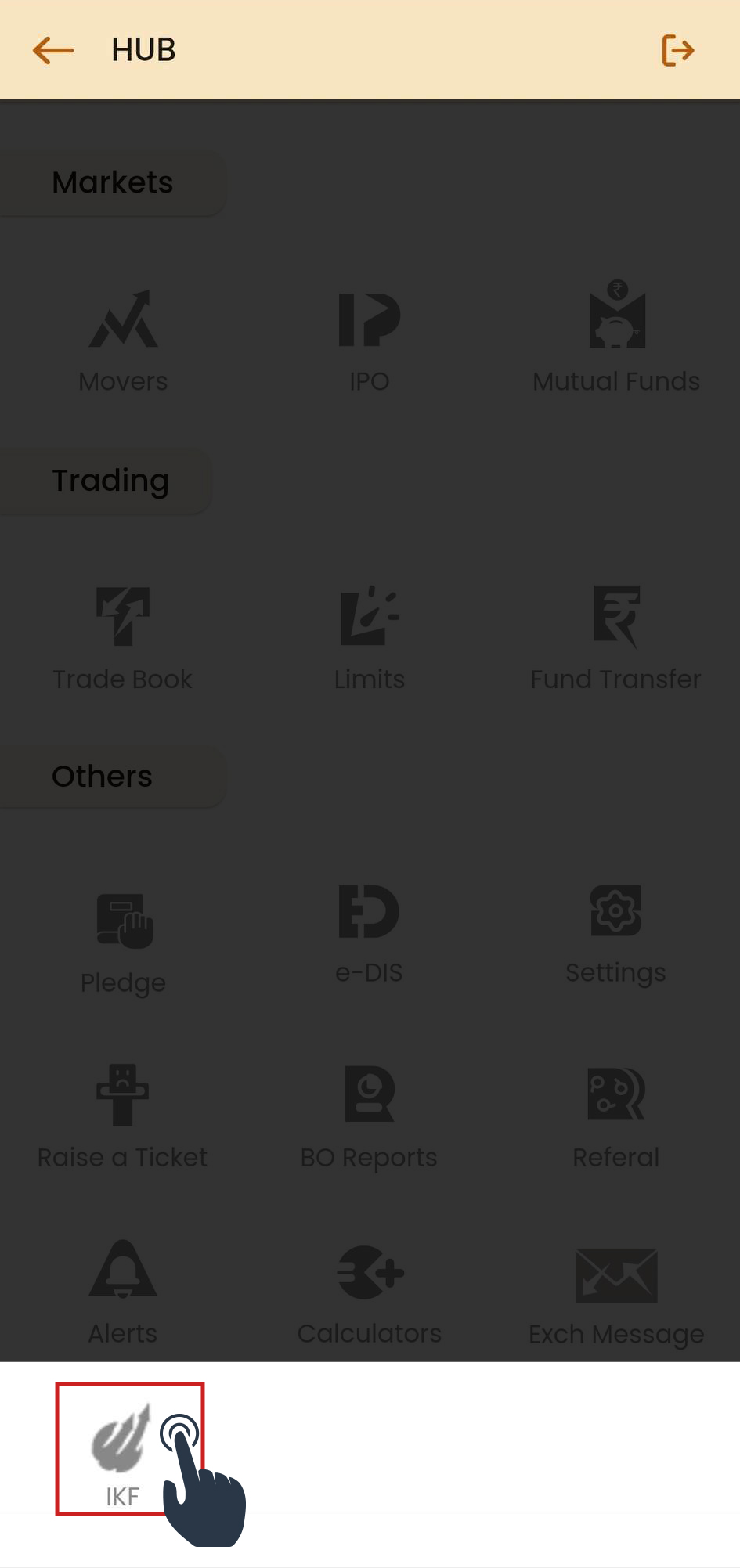 Image 4- Click on the IKF Tab