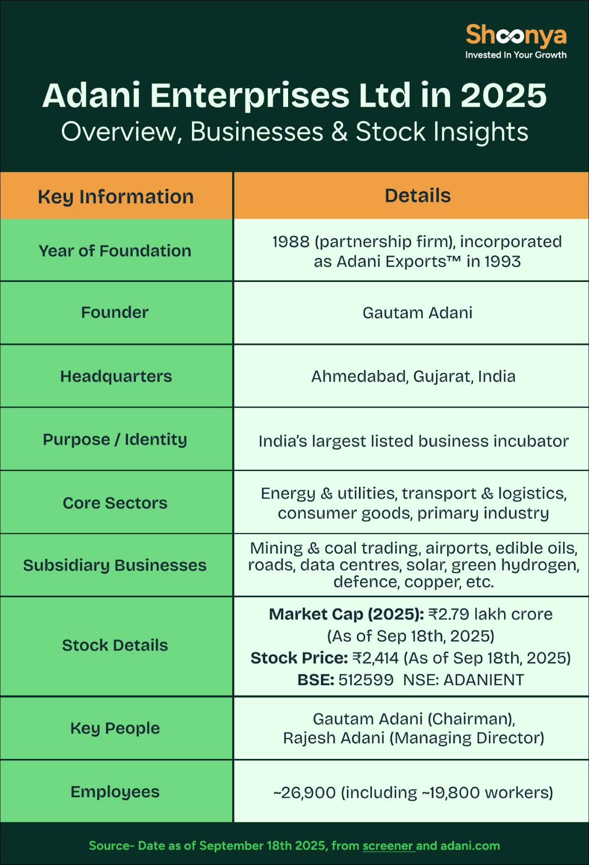 Adani Enterprises Ltd in 2025